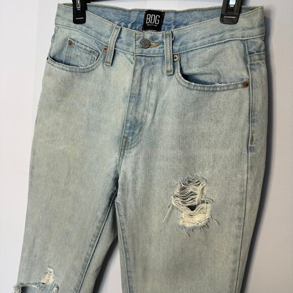 BDG Urban Outfitters Bootcut High Rise Ultra Distressed Jeans 27 - Picture 2 of 9